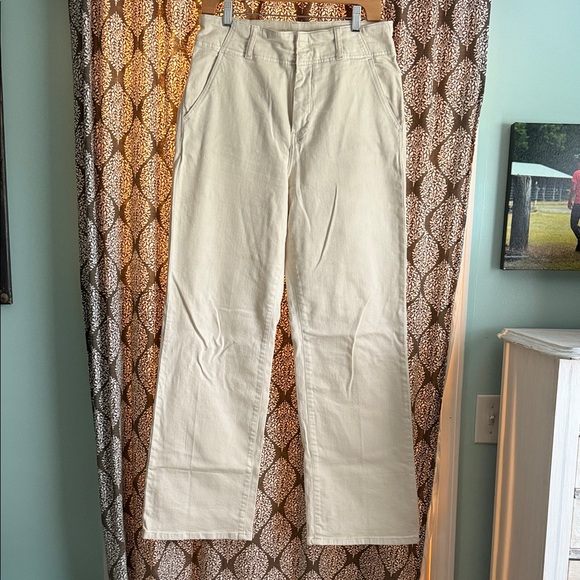 Pilcro Pants - Anthropologie Pilcro Cream/winter white Women's wide leg Pants size 30